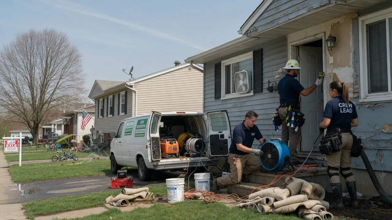 Flood Cleanup in Twin Oaks, OK near me