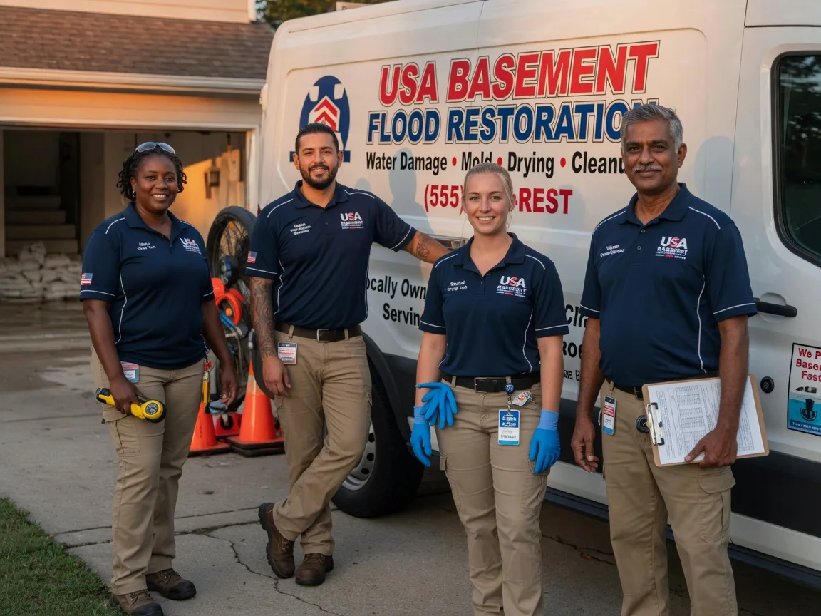 Basement Flood Cleanup company in Twin Oaks, OK