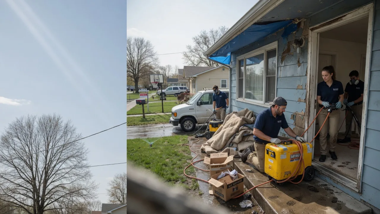 Basement Flood Cleanup in Twin Oaks, OK near me
